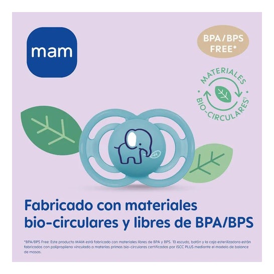 Mam Silicone Fopspeen Perfect 2-6M Roze 1 stuk Mam Silicone Fopspeen Perfect 2-6M Roze 1 stuk