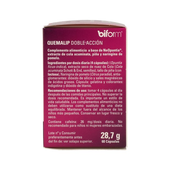 Biform Quemalip Doble Acción 60caps