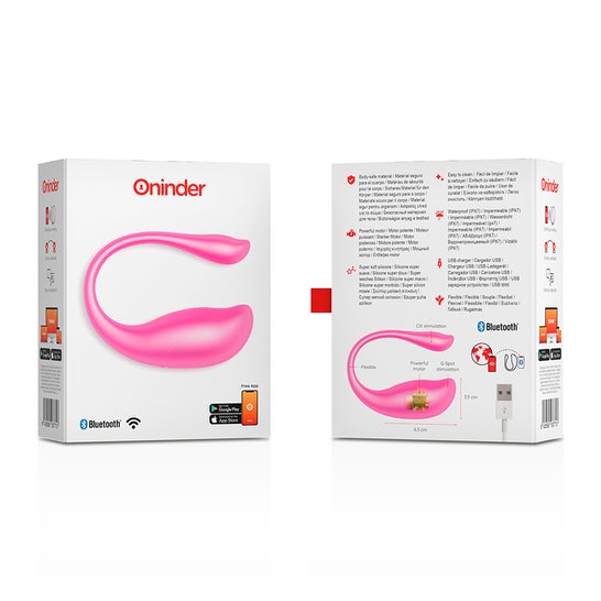 sensor conversacion Médico Oninder Huevo Vibrador Rosa Free App 1ud | PromoFarma