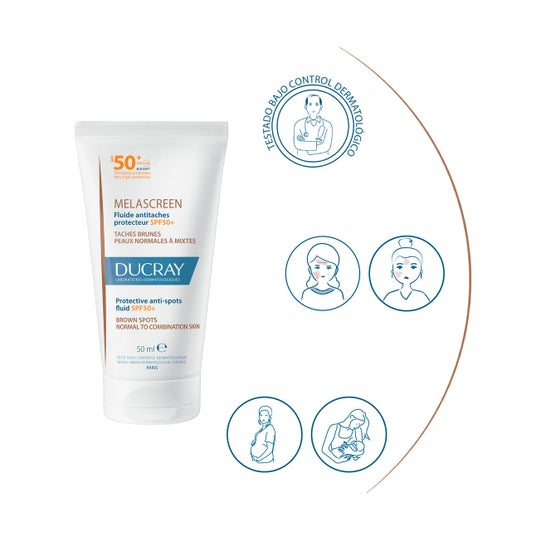 Ducray Melascreen Fluido Protector Antimanchas SPF50+ 50ml