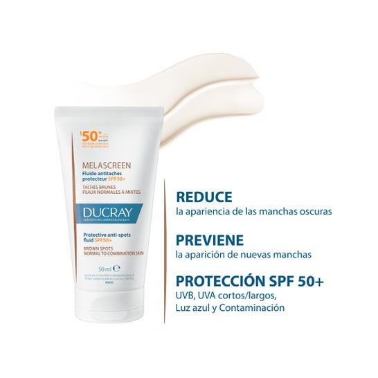 Ducray Melascreen Fluido Protector Antimanchas SPF50+ 50ml