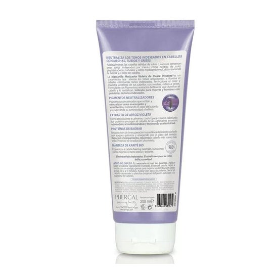 Clearé Institue Acondicionador Matizador Violeta 200ml Clearé Institue Acondicionador Matizador Violeta 200ml