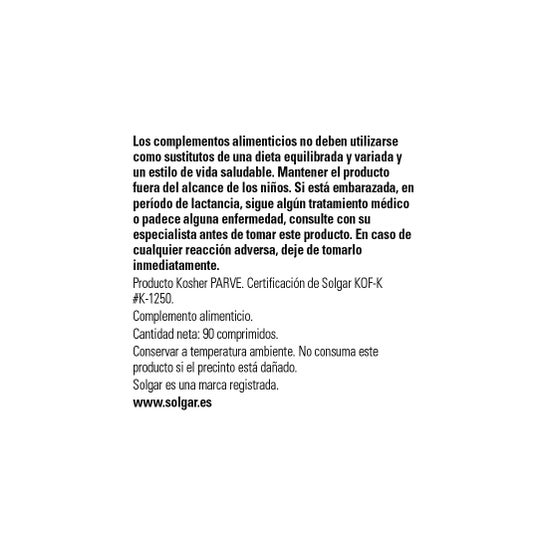 Solgar L-Arginina 1000 mg 90 comp
