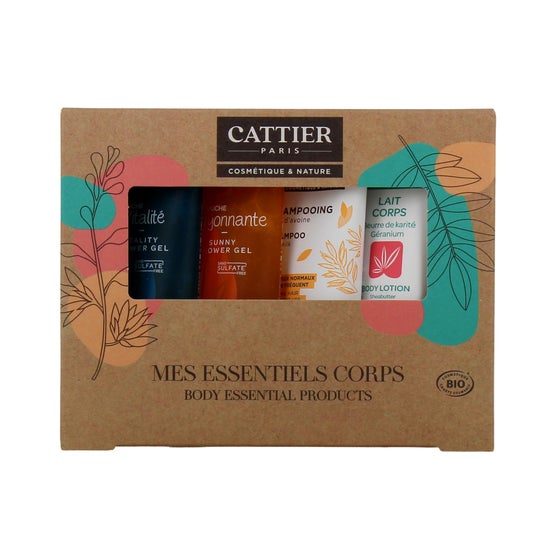 Cattier Cofre Mes Essentiels Corporal Bio Navidad 2023