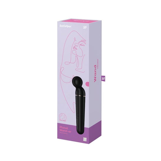 Satisfyer Planet Wand-Er Black + Rosegold Vibrador 1ud