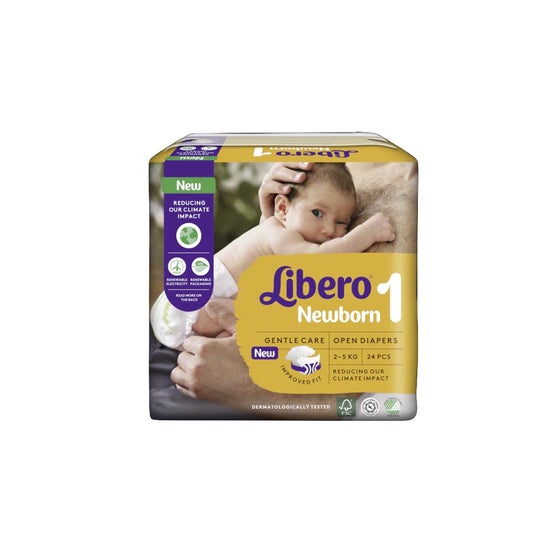 Libero Newborn 1 Pañal 2-5kg 24uds