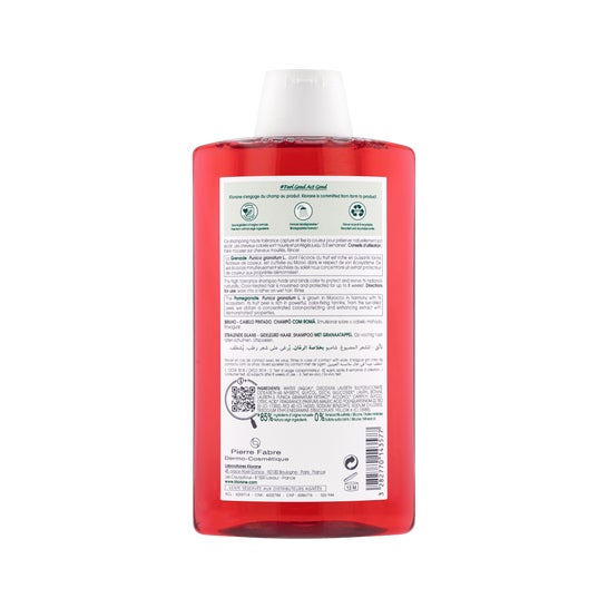 KLORANE Shampoo estratto di Melograno 400ml