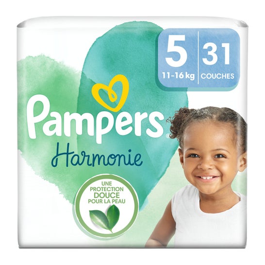 PAMPERS COUCHES HARMONIE TAILLE 4 (9-14kg) - 72 Couches