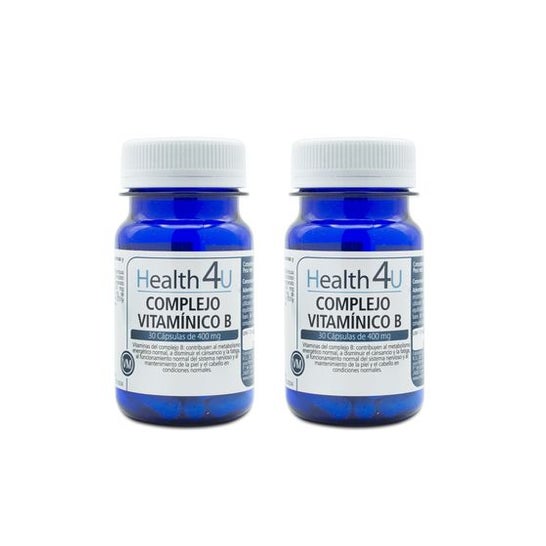 Health 4U Pack Complejo Vitamínico B 400mg 2x30caps