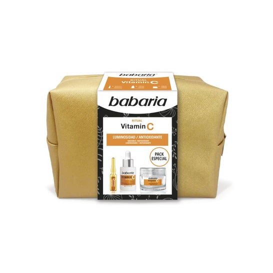 Babaria Pack Ritual Vitamin C Crema 50ml + Sérum 30ml + Ampolla 2ml