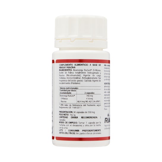 Equisalud Holomega Ribosa og Nicotinamid 30 kapsler