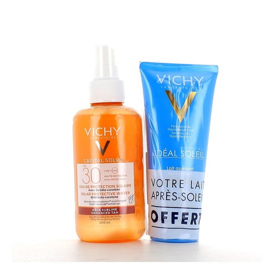 Vichy Eau De Protection Solaire Hale Sublimé Spf30 + Lait Apais