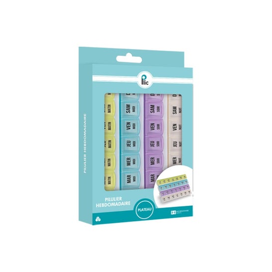 Plic Pastillero Semanal Bandeja TL Organizador 28 Comp 1 ud