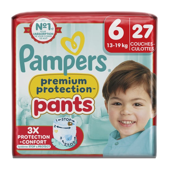 Pampers Premium Protection Pants Größe 6 13-19 kg 27 Stk.