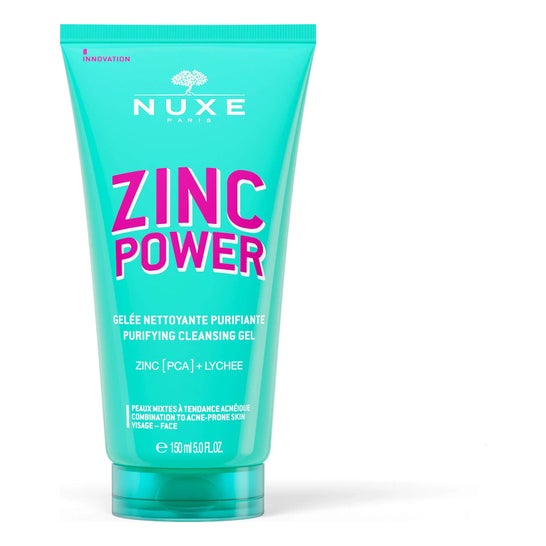 Nuxe Zinc Power Gelée Nettoyante Purifiante 150ml