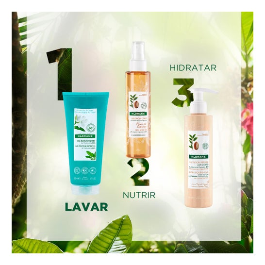 Klorane Gel de Ducha Agua de Tiaré 75 ml