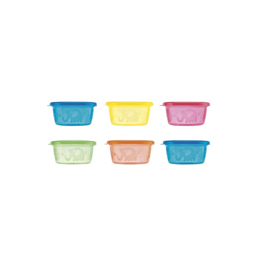 Nûby Set Recipientes Herméticos +3M 300ml 6uds