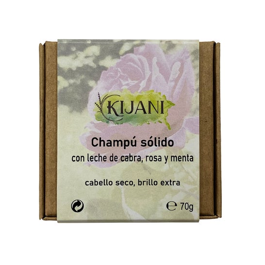 Kijani Shampooing Solide Cheveux Gras Romarin et Ortie 70g