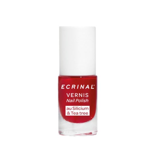Ecrinal Esmalte de Uñas Silicio & Arbol del Té Rosa Rojo 5 ml