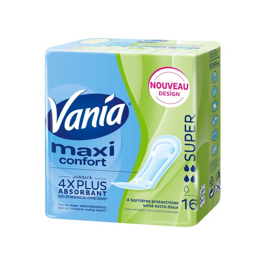 Vania Compresas Maxi Confort Super 16uds