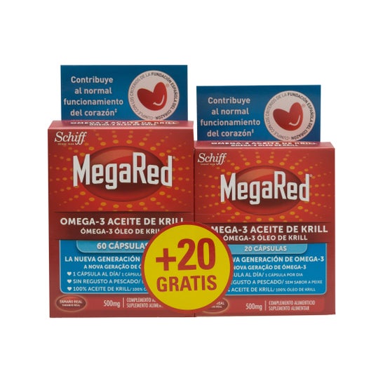 MegaRed Omega-3 500mg 60caps+20caps