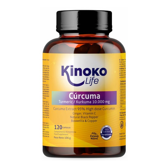 Kinoko Life Cúrcuma 10000mg 120caps