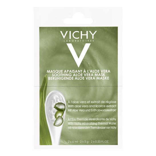 Vichy Mascarilla Calmante de Aloe Vera 2x6ml