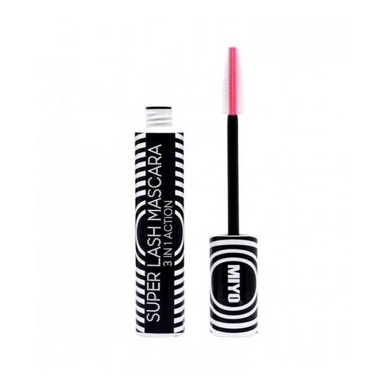 Miyo Super Lash Mascara de Pestañas 3 In 1 Action Black 12ml