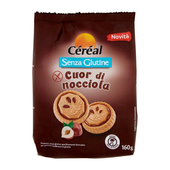 Céréal Cuor Nocciola Senza Glutine 160g