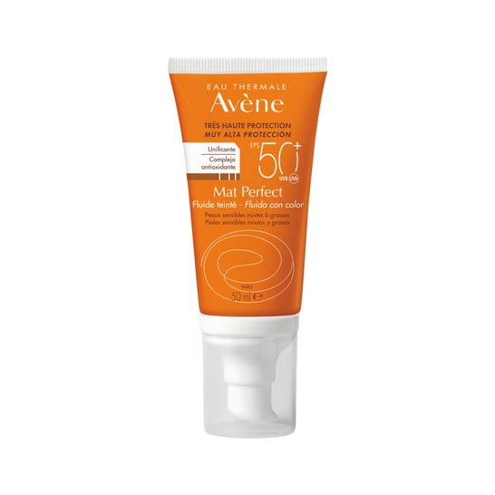 Avene Mat Perfect Fluid med farve SPF50+ 50ml