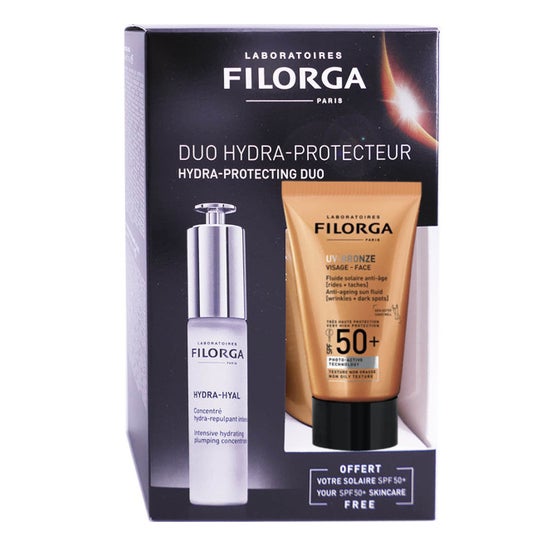 Filorga Pack Duo Hydra-Protector Hydra-Hyal 3ml + UV-Bronze Face 40ml