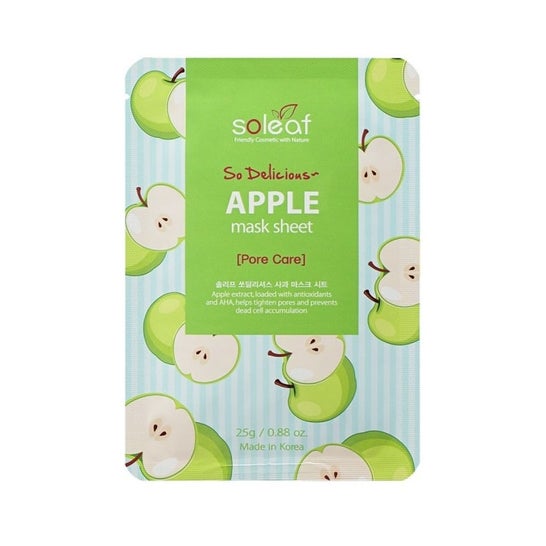Soleaf Apple Pore Case So Delicious Mask Sheet 25g