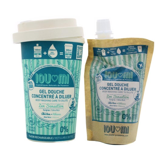 Ioumi Pack Gel de Ducha Aloe Hibiscus + Recambio