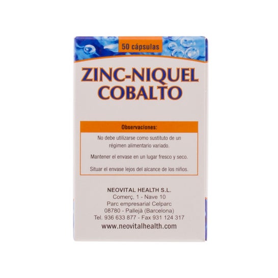 Neo Zinc-niquel-cobalto 50cáps