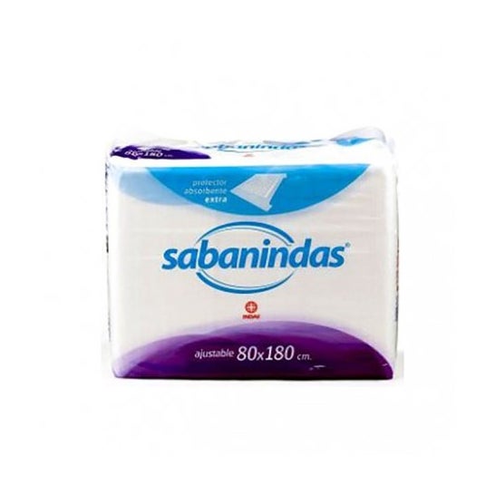 Sabanindas protector de cama absorbente extra 80x180 30uds