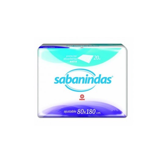 Sabanindas protector de cama absorbente extra 80x180 30 uds