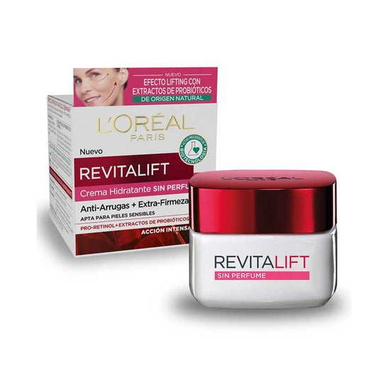 Manual cruzar apretado L'Oréal Revitalift Sin Perfume Piel Sensible Antiarrugas SPF15 50ml |  PromoFarma