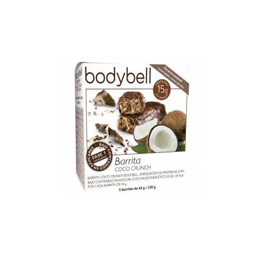 Bodybell coconut crunch 5ud bars
