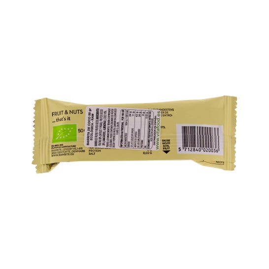 Rawbite Barrita Ecológica de Coco 50 g