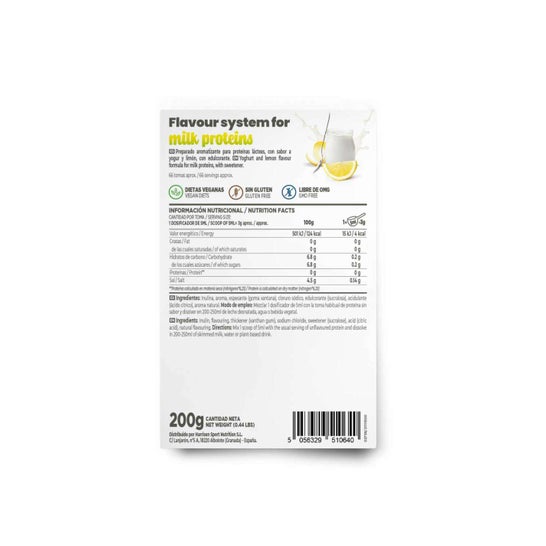 HSN Saborizante en Polvo para Proteínas Lácteas Yogur y Limón 200 g