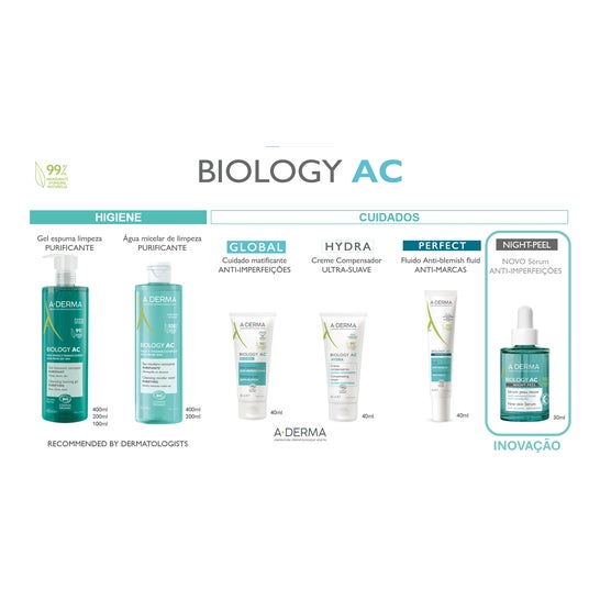 A-Derma Biology Ac Sérum Nigth Peel 30ml