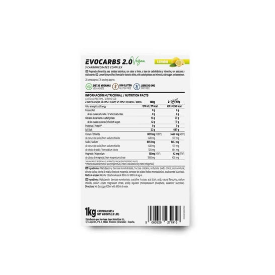 HSN Evocarbs 2.0 Limón 1000 g