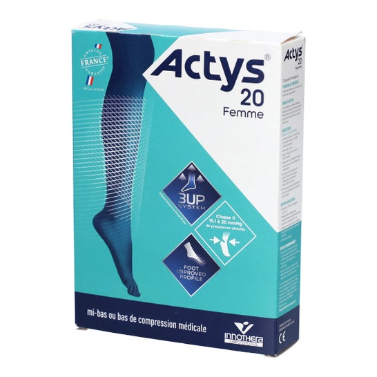 Actys 20 Femme Media Autofix Nero Taglia 1N 1 Paio