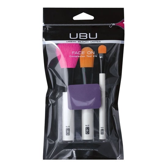 Ubu Face On Kit Brochas Maquillaje 4uds