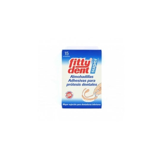 Fittydent almohadillas adhesivas prótesis 15uds