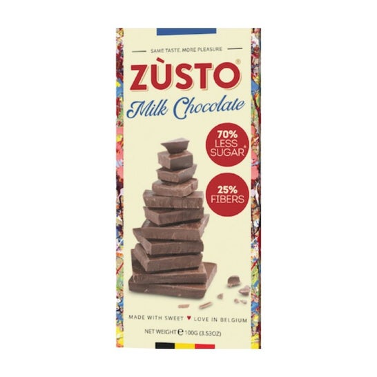 Zùsto Chocolate Belga con Leche 100g