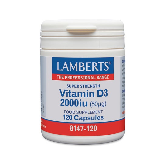 Lamberts Vit D3 2.000 Ui 120 caps
