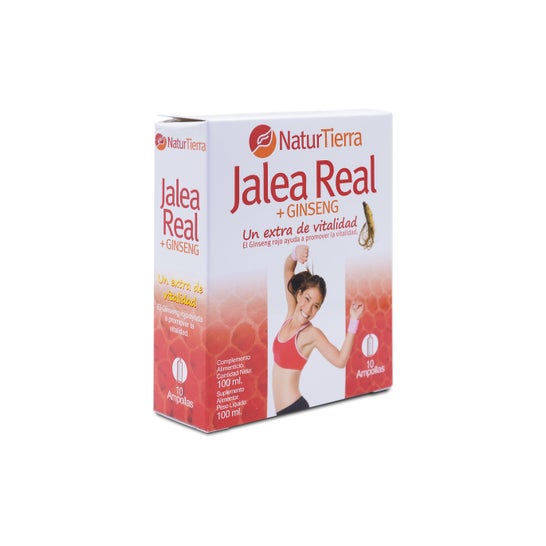 Pappa reale Naturtierra + Ginseng 10 Ampolle