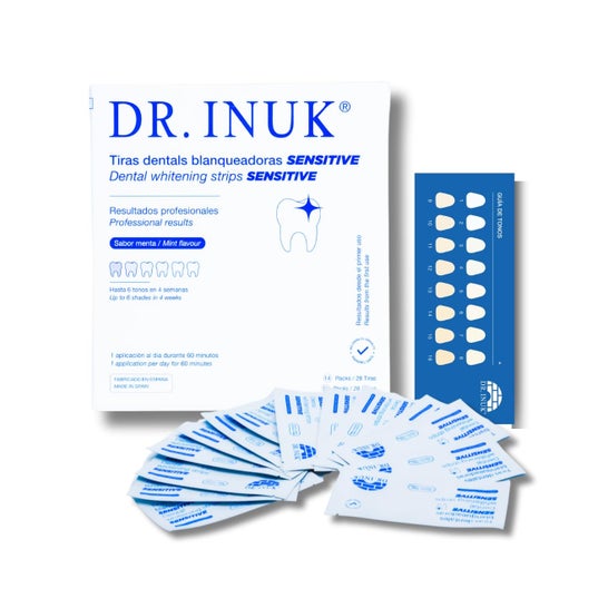 Dr. Inuk Tiras Dentales Blanqueadoras Sensitive 14 uds