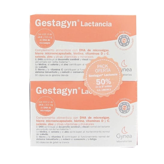 GESTAGYN LACTANCIA 30 CAPS - Farmacia los Valles
